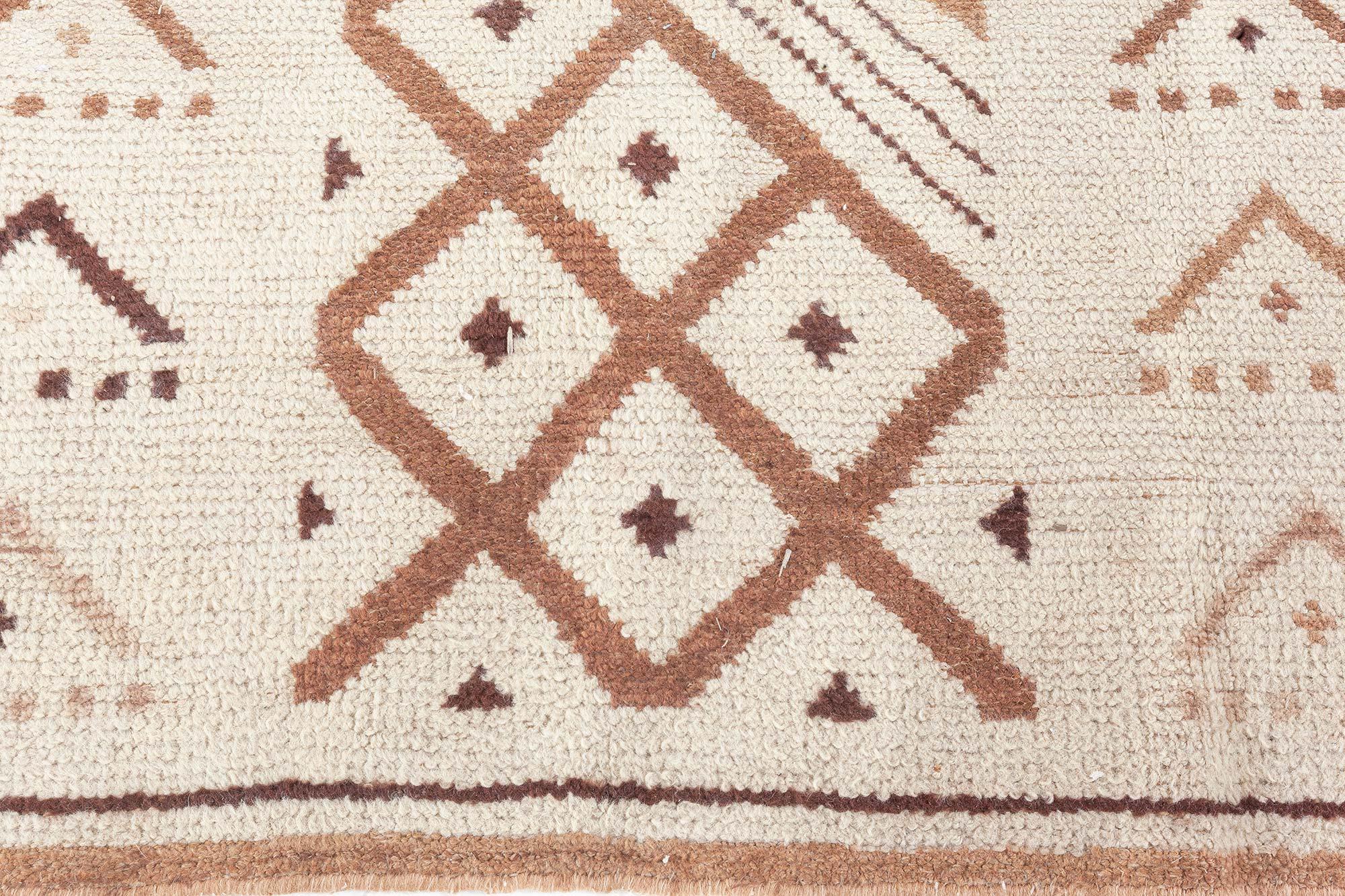 20th Century Doris Leslie Blau Vintage Moroccan Rug 'Size Adjusted' For Sale
