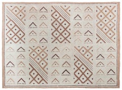 Doris Leslie Blau Alfombra marroquí vintage "Tamaño ajustado