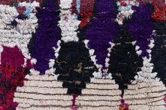 Alfombra de lana marroquí tribal vintage de Doris Leslie Blau, de color beige claro y tejida a mano