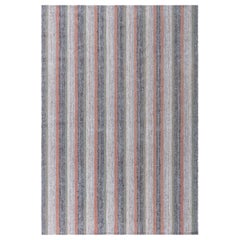 Doris Leslie Blauer Vintage Persischer Kelim-Teppich