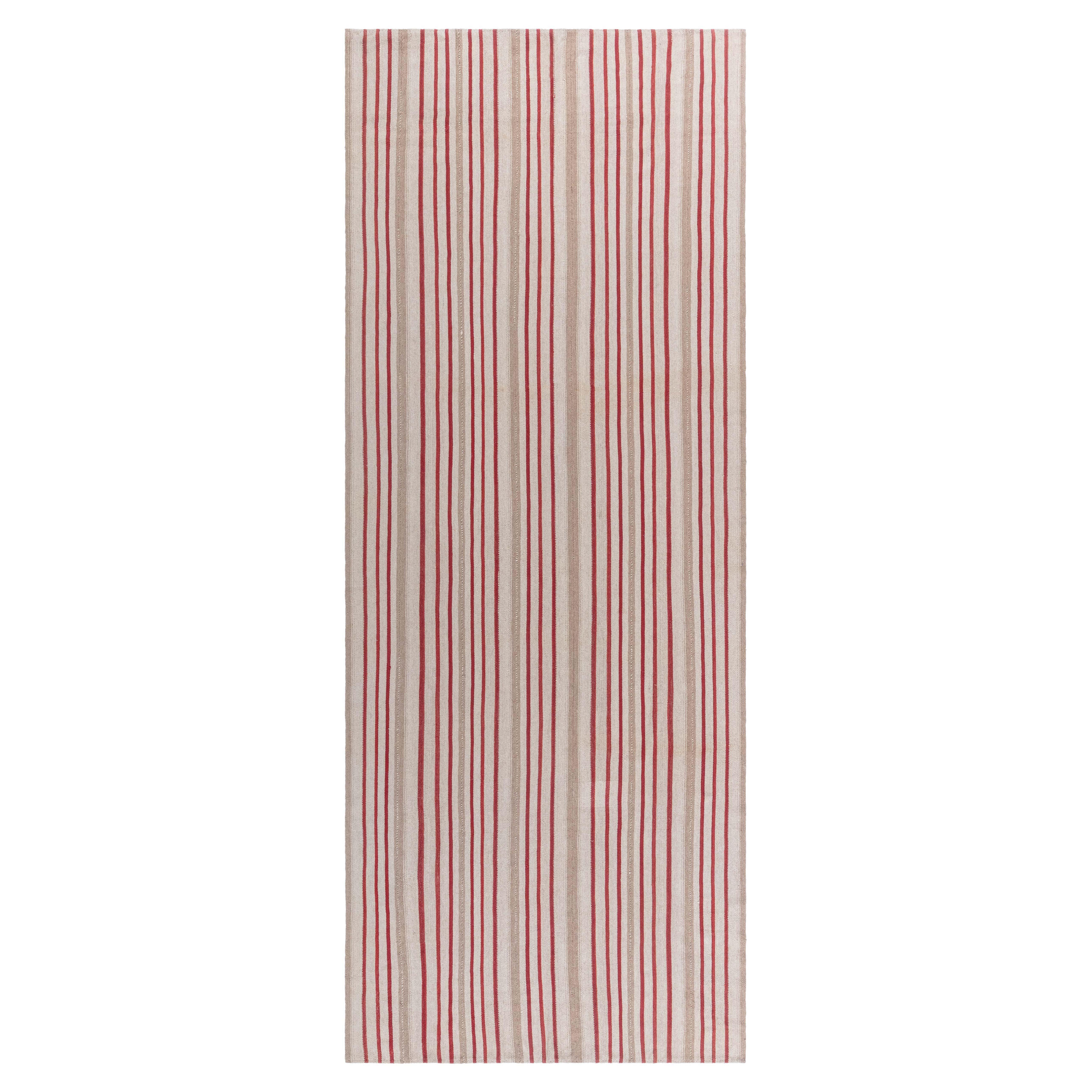 Doris Leslie Blauer Vintage Persischer Kelim-Teppich