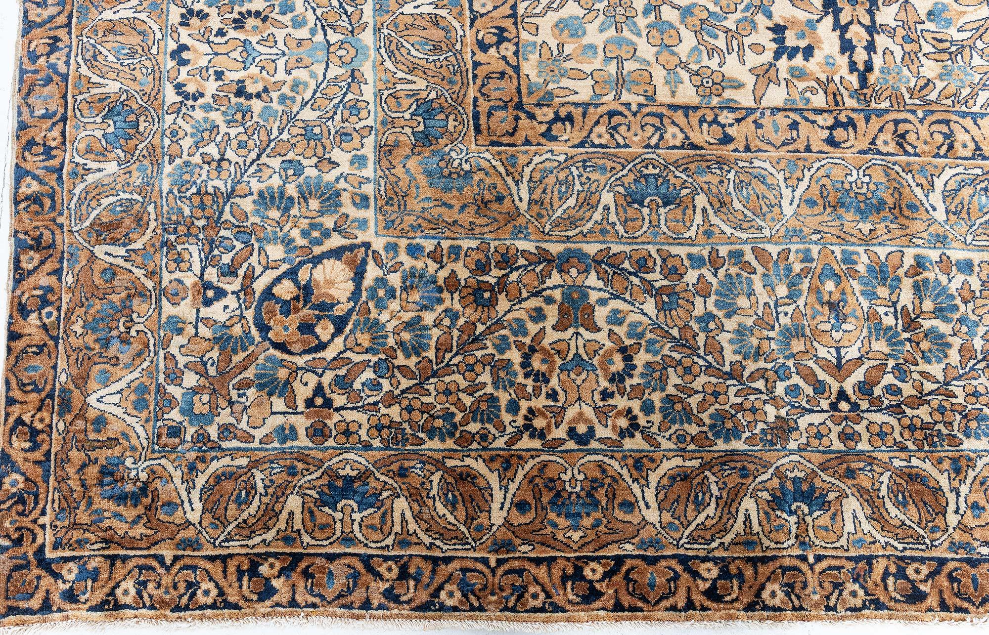 Persischer Kirman Handgeknüpfter Vintage-Teppich aus Wolle
Größe: 11'8