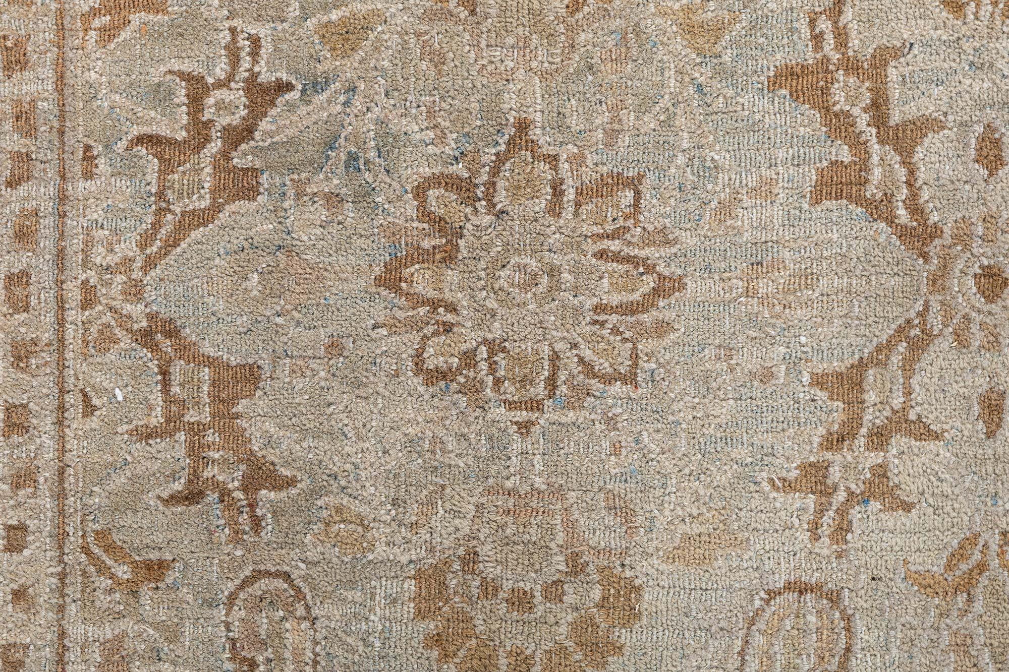 Laine Tapis persan Meshad vintage fait à la main Doris Leslie Blau en vente