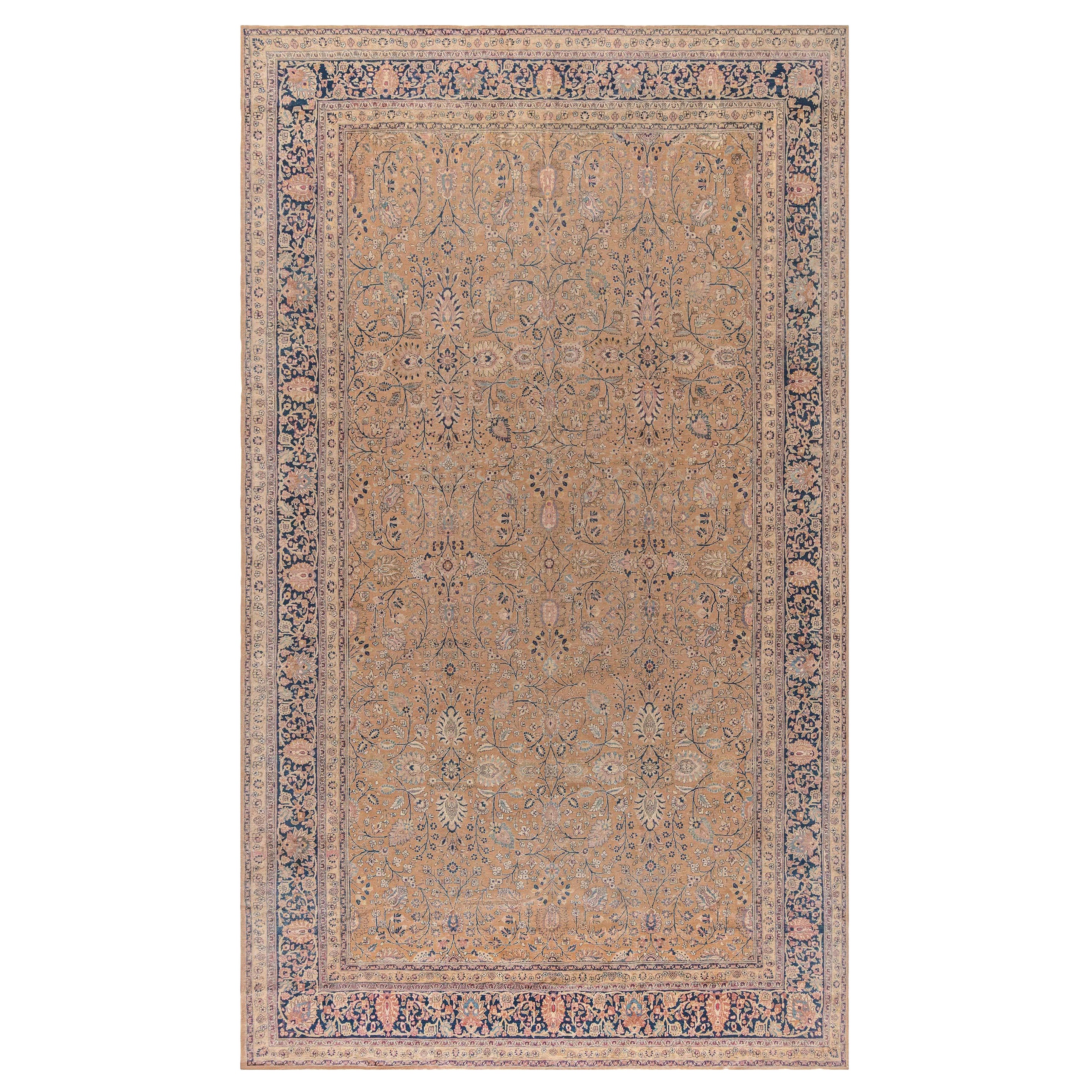 Tapis persan Tabriz vintage fait à la main Doris Leslie Blau en vente