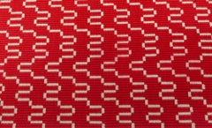 Doris Leslie Blau Vintage Red Flat Woven Double Sided Rug