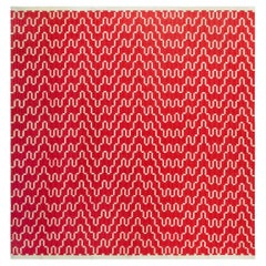 Doris Leslie Blau Vintage Red Flat Woven Double Sided Rug