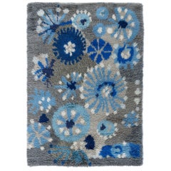 Tappeto Doris Leslie Blau Vintage Rya di Margareta Grandin Nettles