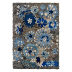 Tappeto Doris Leslie Blau Vintage Rya di Margareta Grandin Nettles