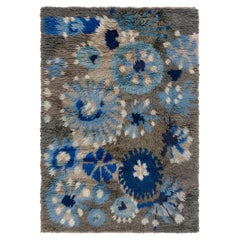 Doris Leslie Blau Vintage Rya Rug by Margareta Grandin Nettles