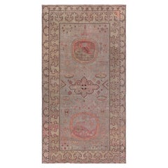 Tappeto in lana tessuta a mano Doris Leslie Blau Vintage Samarkand Brown