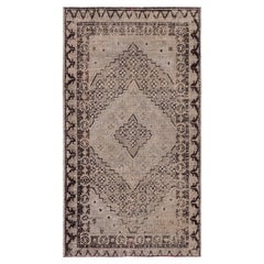 Doris Leslie Blau Vintage Samarkand Floral Classic Taupe With Brown Carpet