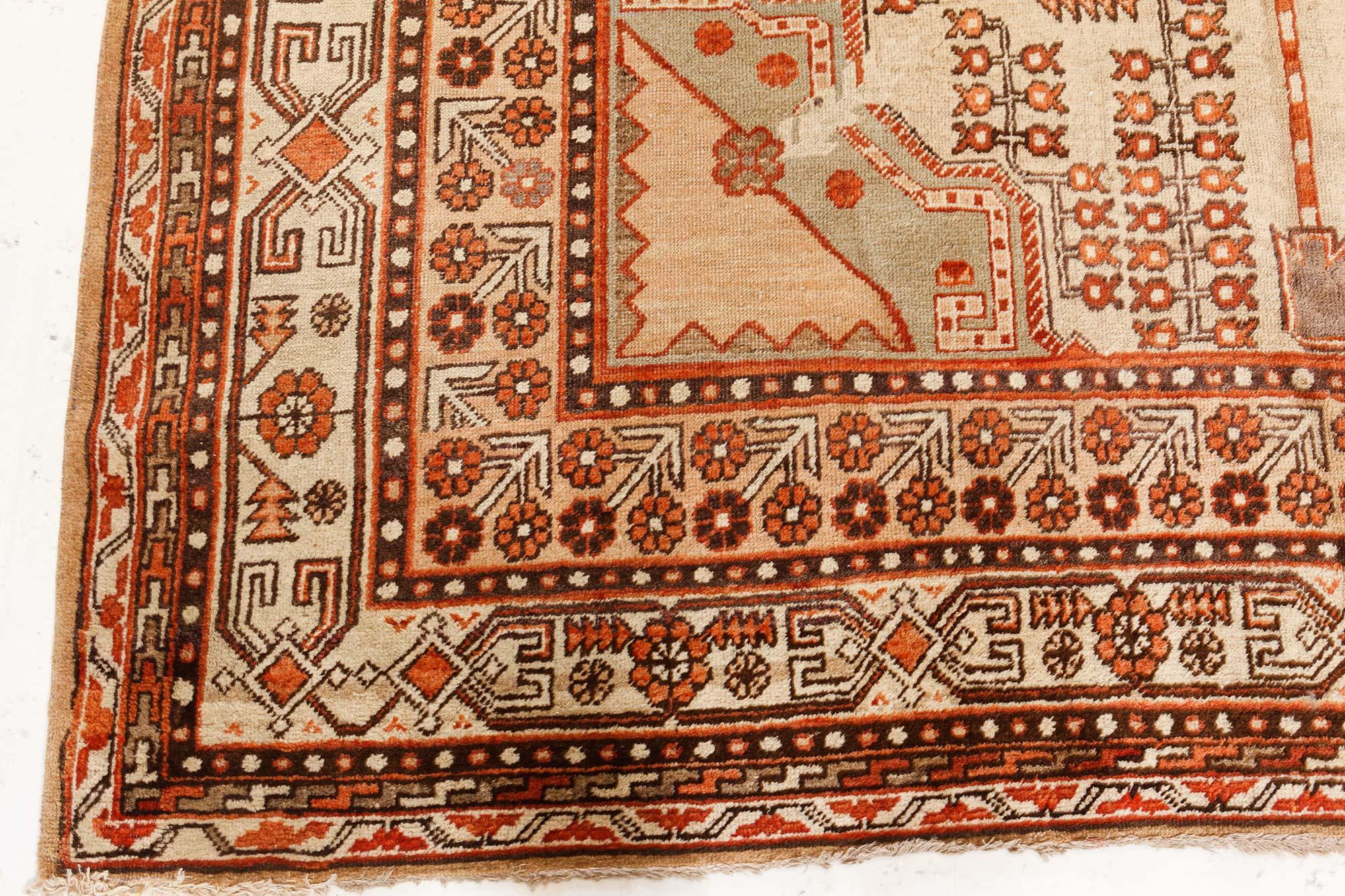 Tissé à la main Doris Leslie Blau Tapis Vintage Samarkand 'Khotan en vente