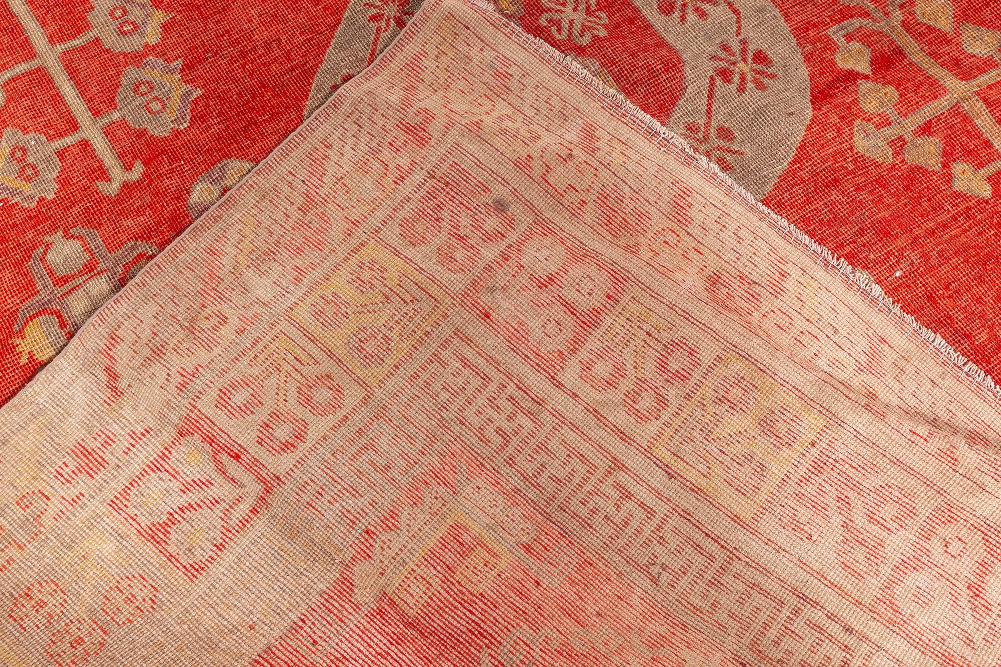 Tapis vintage Samarkand Khotan noué à la main Doris Leslie Blau en vente 2