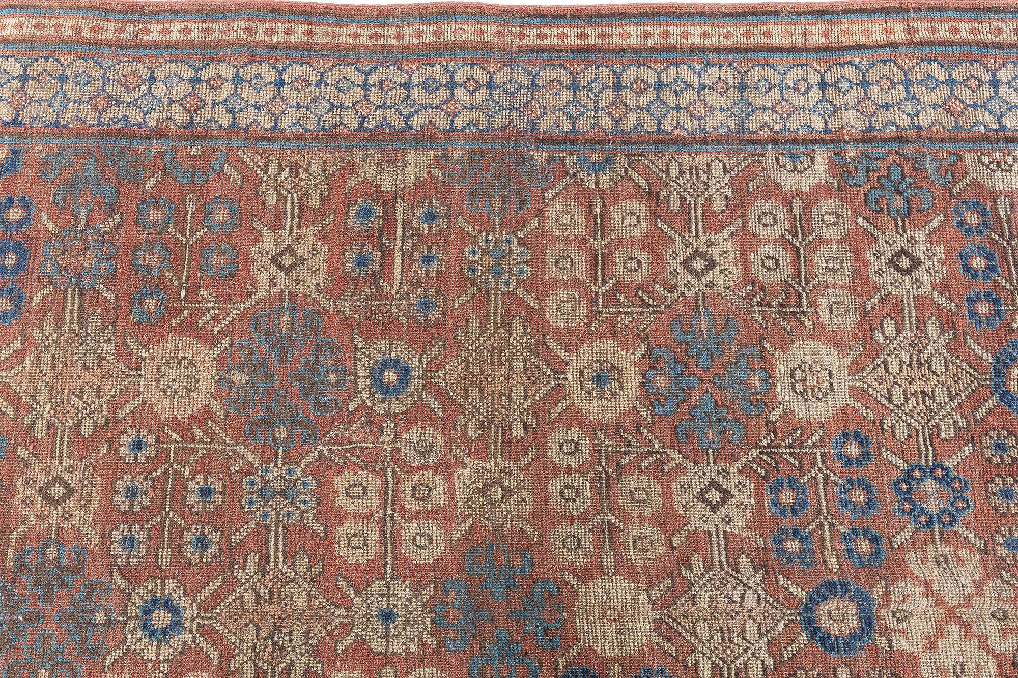 Hand-Woven Doris Leslie Blau Vintage Samarkand 'Khotan' Handmade Wool Rug For Sale