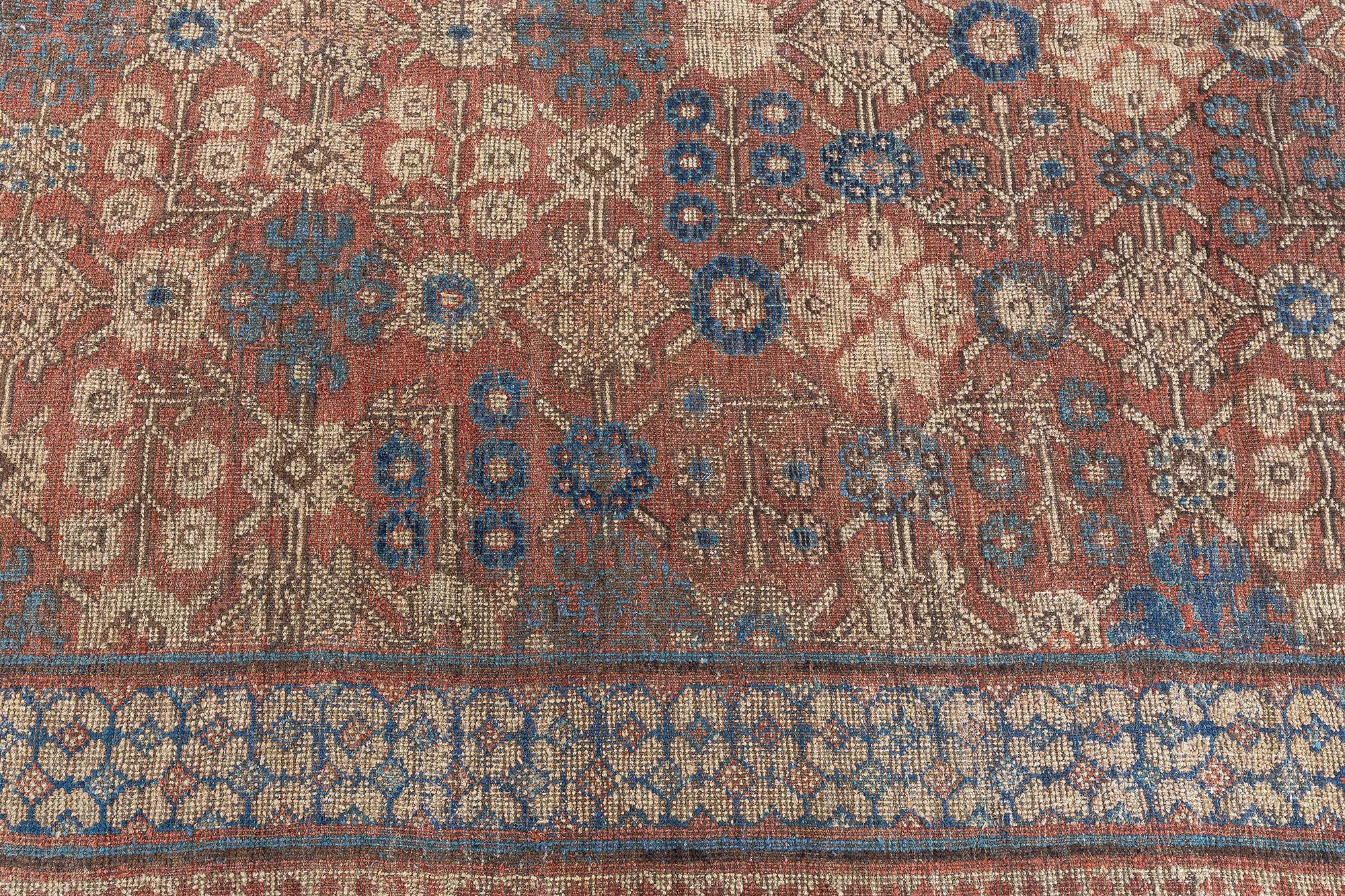 Doris Leslie Blau Vintage Samarkand 'Khotan' Handmade Wool Rug In Good Condition For Sale In New York, NY