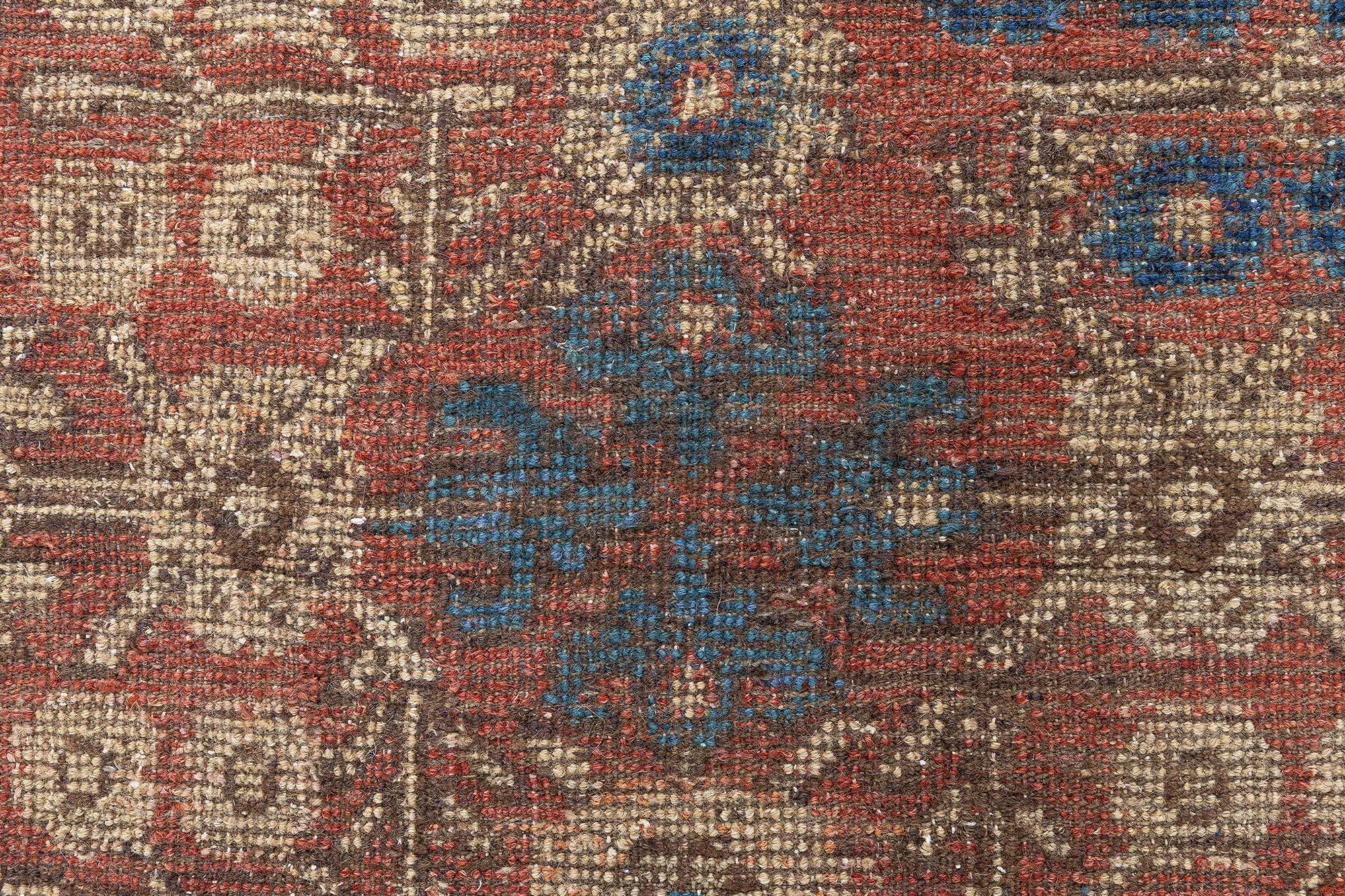 Doris Leslie Blau Vintage Samarkand 'Khotan' Handmade Wool Rug For Sale 2