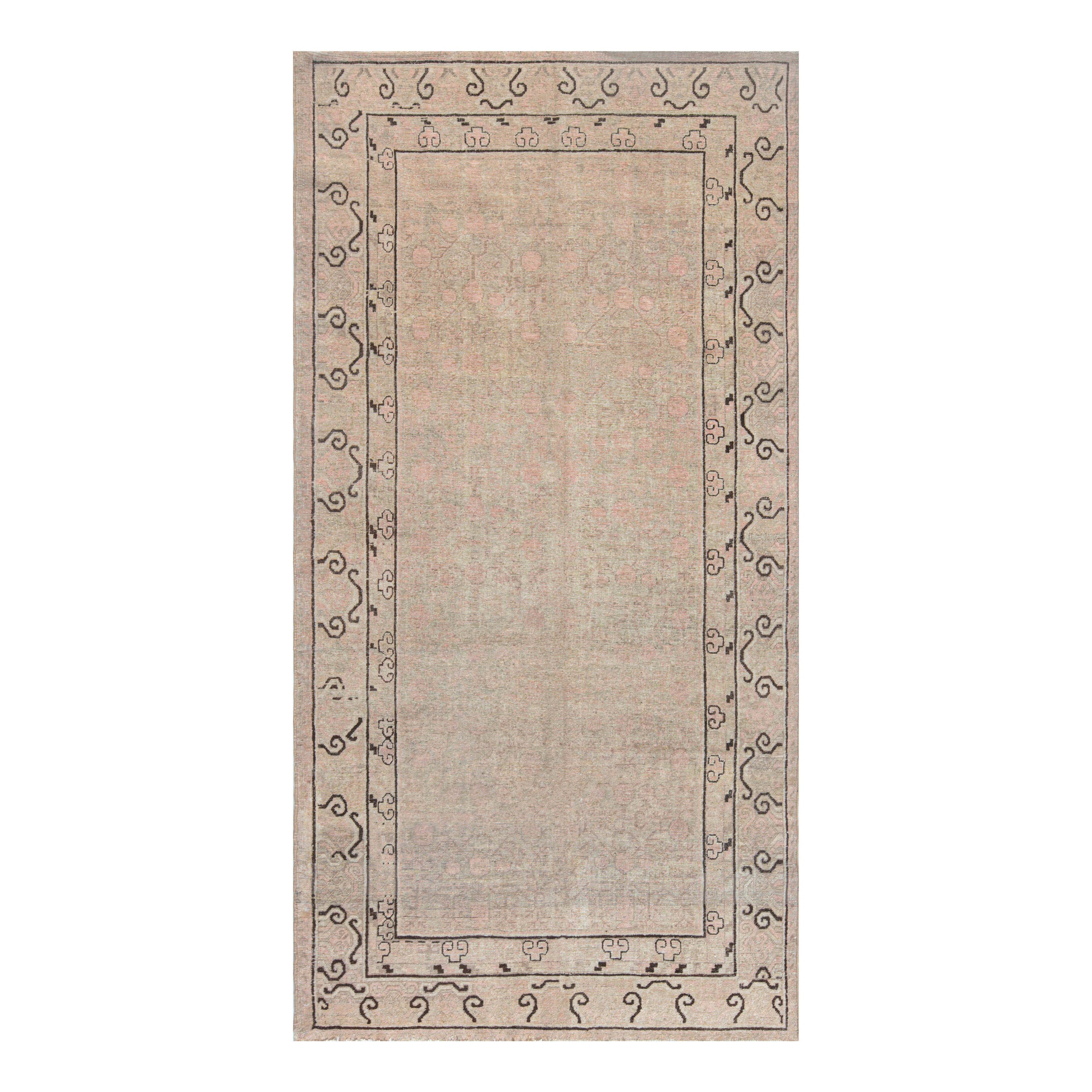 Tapis vintage Samarkand 'Khotan' en laine fait à la main Doris Leslie Blau
