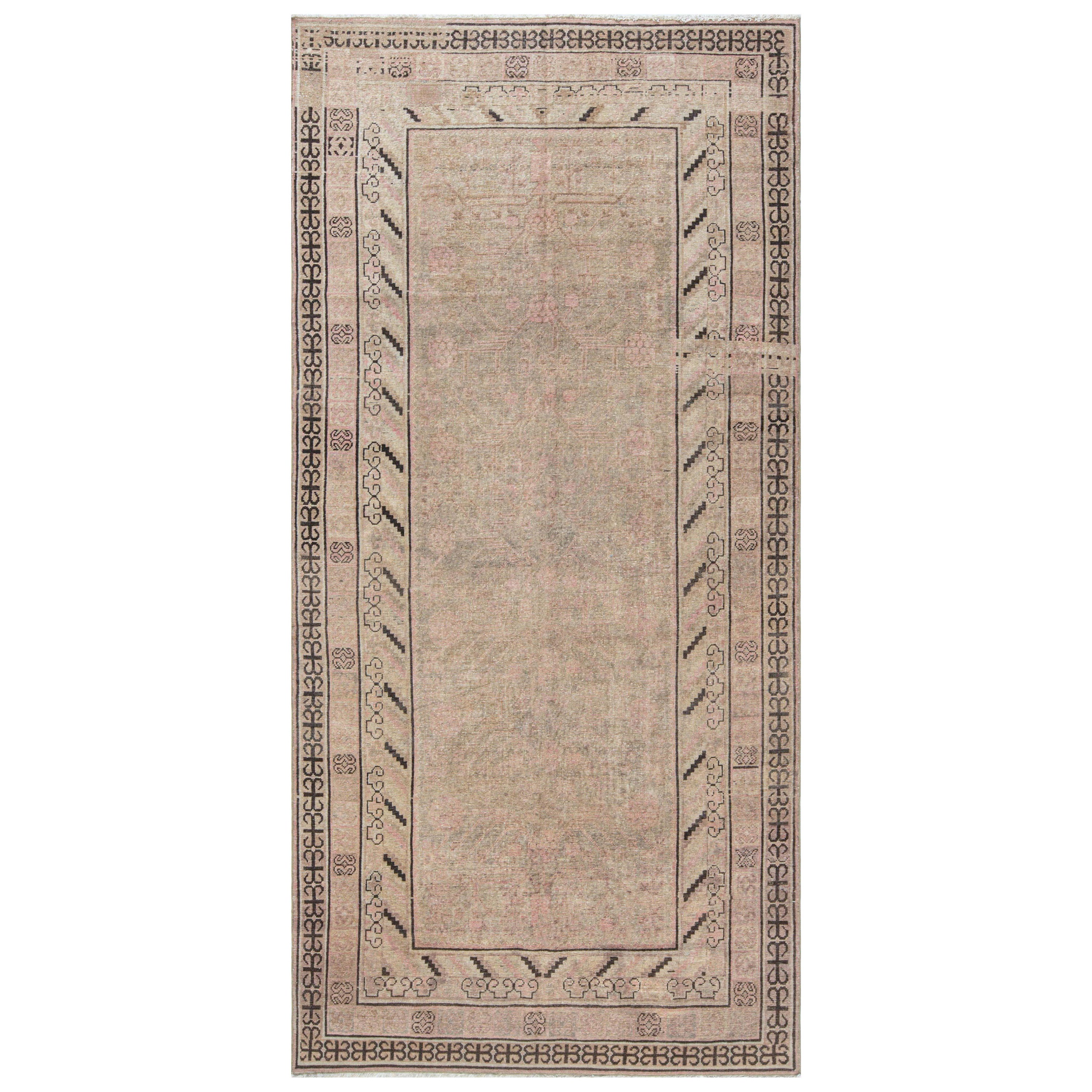 Tapis vintage Samarkand Khotan fait à la main Doris Leslie Blau