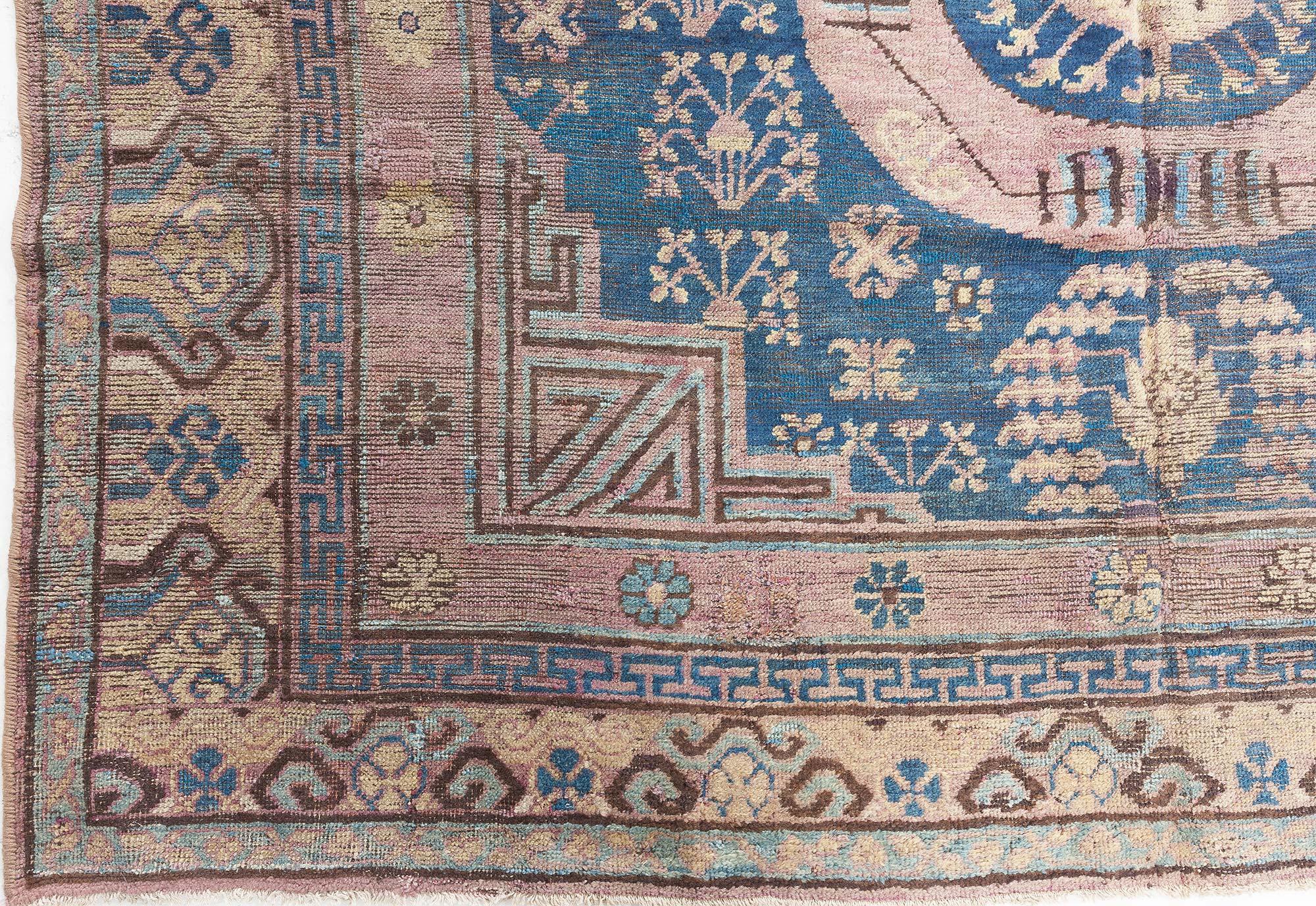 Doris Leslie Blau Vintage Samarkand 'Khotan'-Teppich im Zustand „Gut“ im Angebot in New York, NY