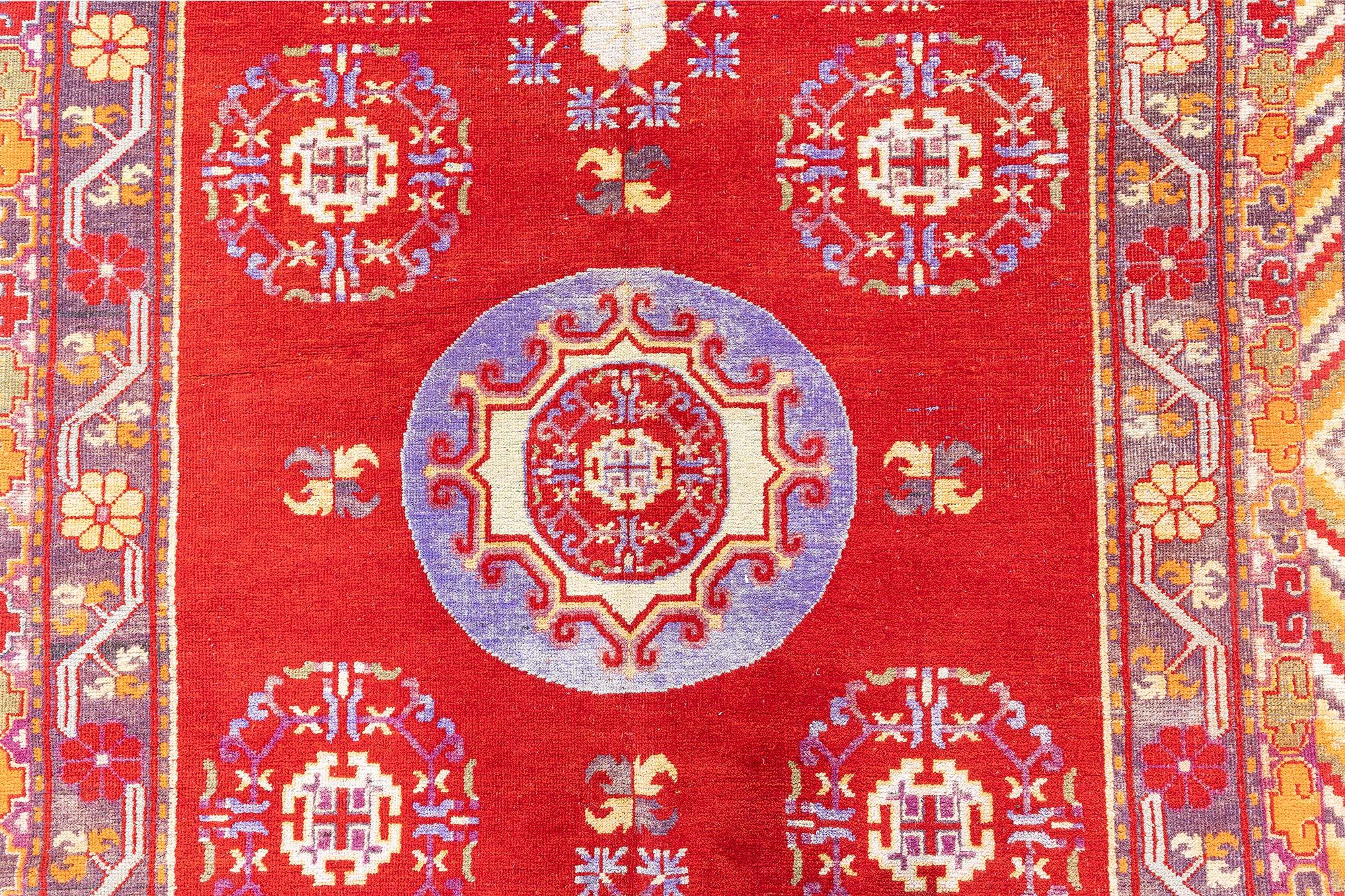 Doris Leslie Blau Vintage Samarkand (Khotan) Teppich im Zustand „Gut“ im Angebot in New York, NY