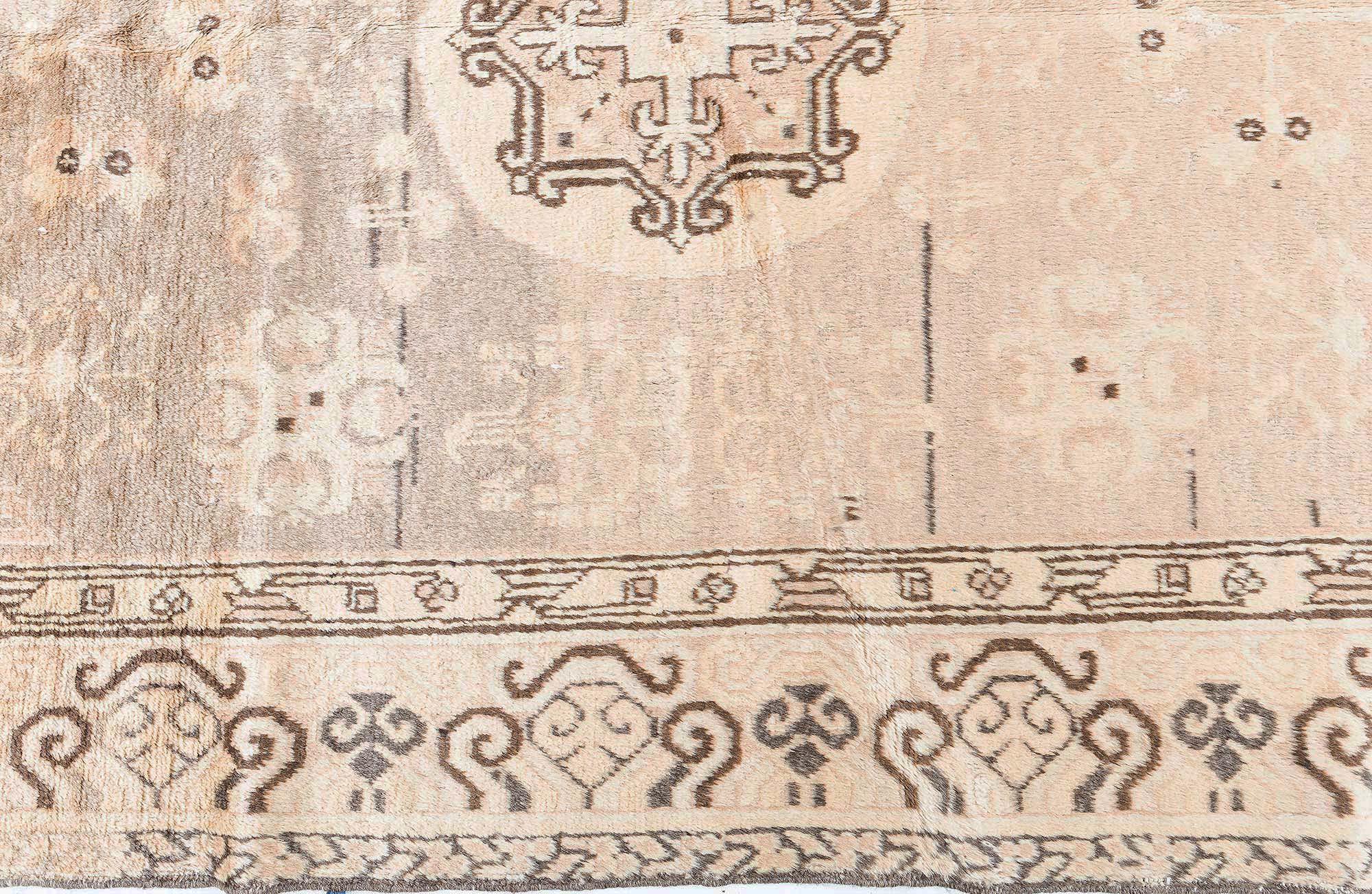 20th Century Doris Leslie Blau Vintage Samarkand (Khotan) Rug For Sale