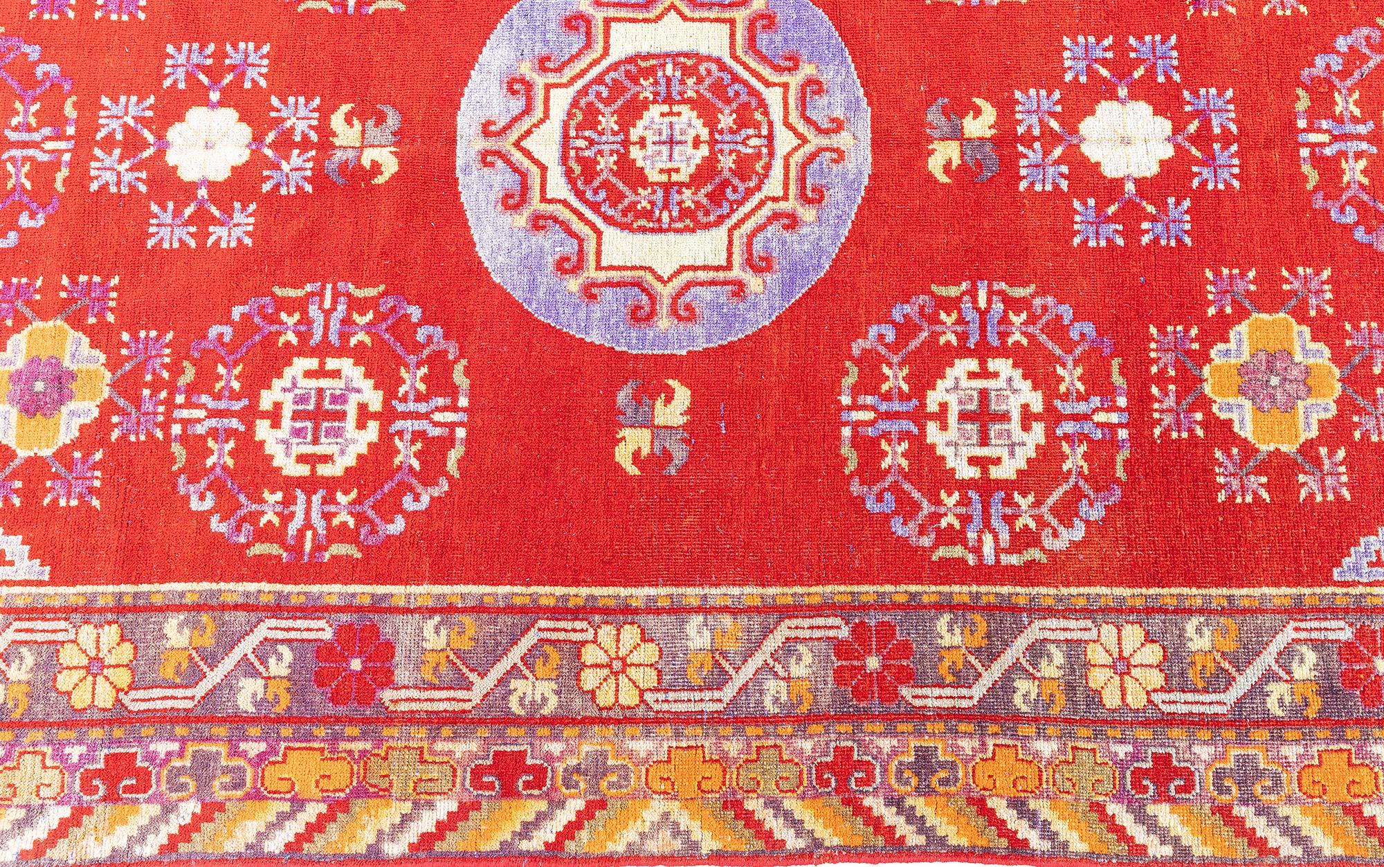 Doris Leslie Blau Vintage Samarkand (Khotan) Teppich (20. Jahrhundert) im Angebot