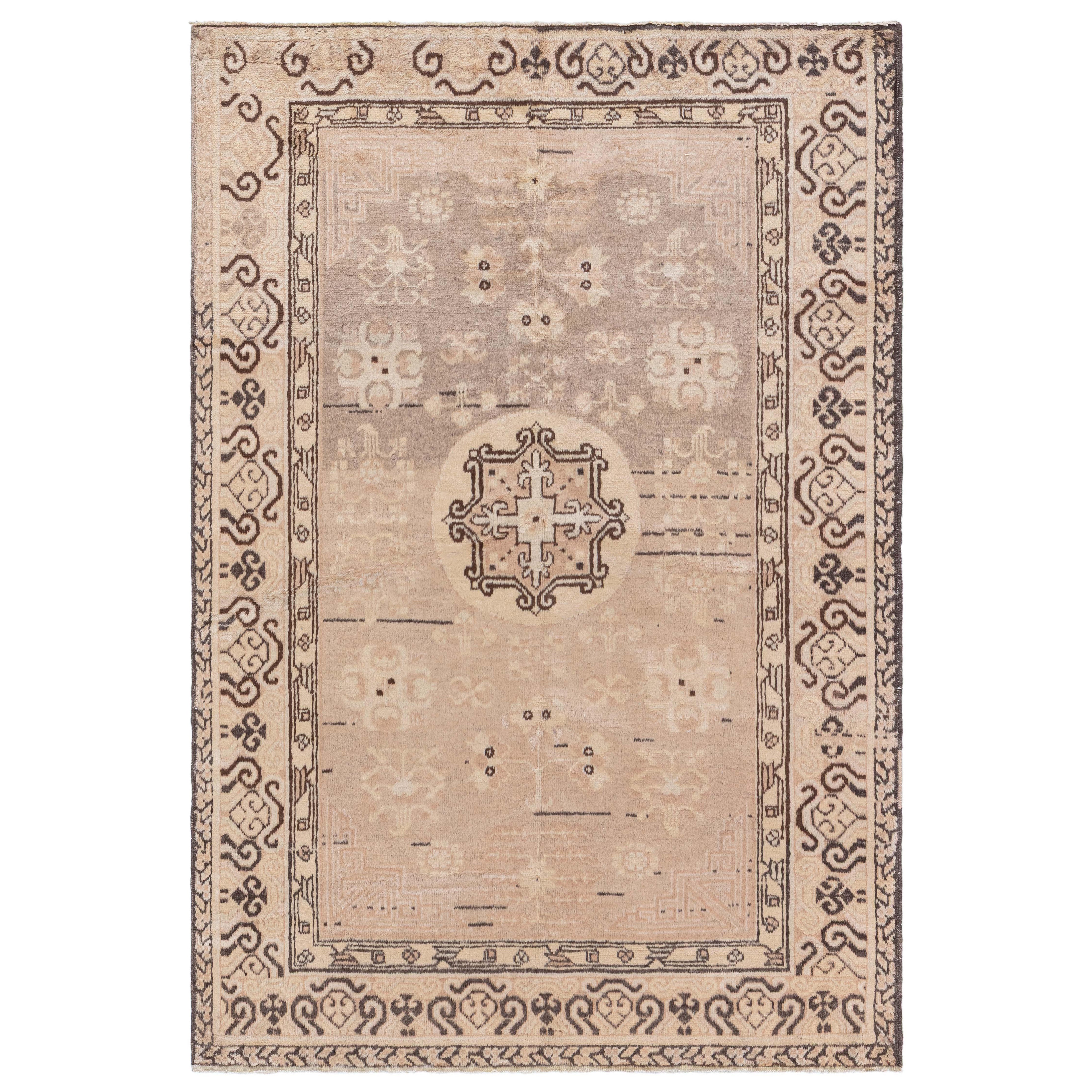 Doris Leslie Blau Vintage Samarkand (Khotan) Rug For Sale