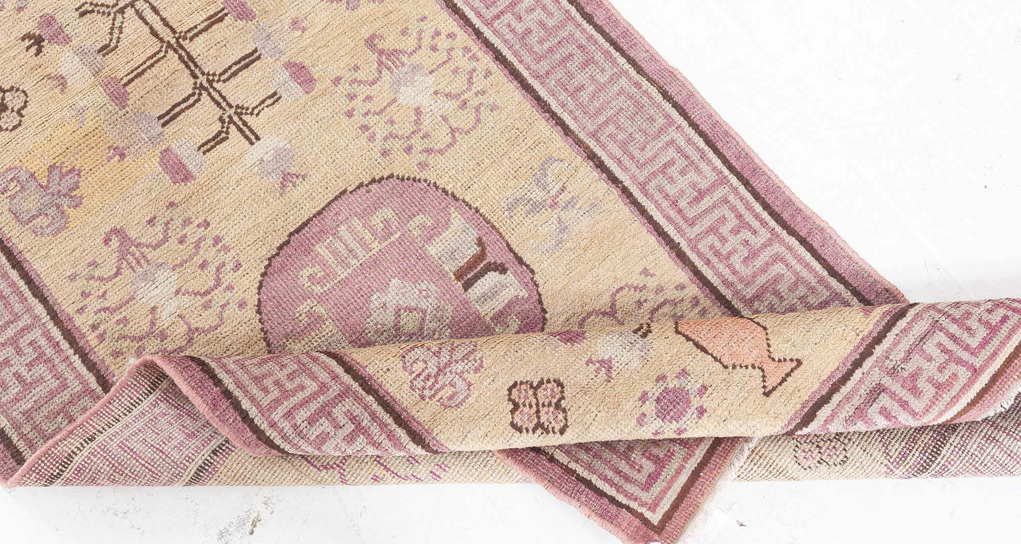 Tissé à la main Tapis Samarkand vintage Doris Leslie Blau en vente