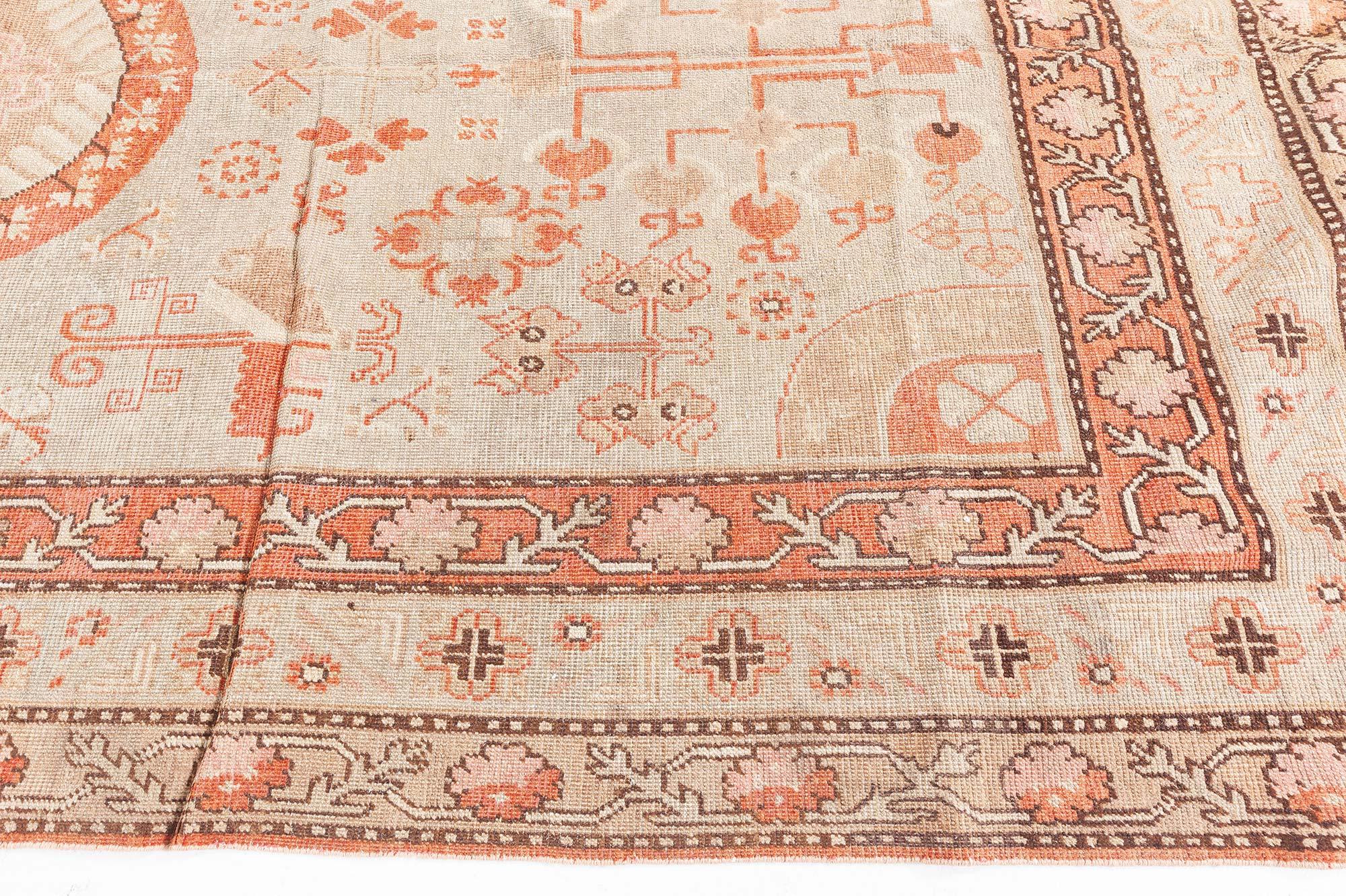 Tapis Samarkand vintage Doris Leslie Blau Bon état - En vente à New York, NY