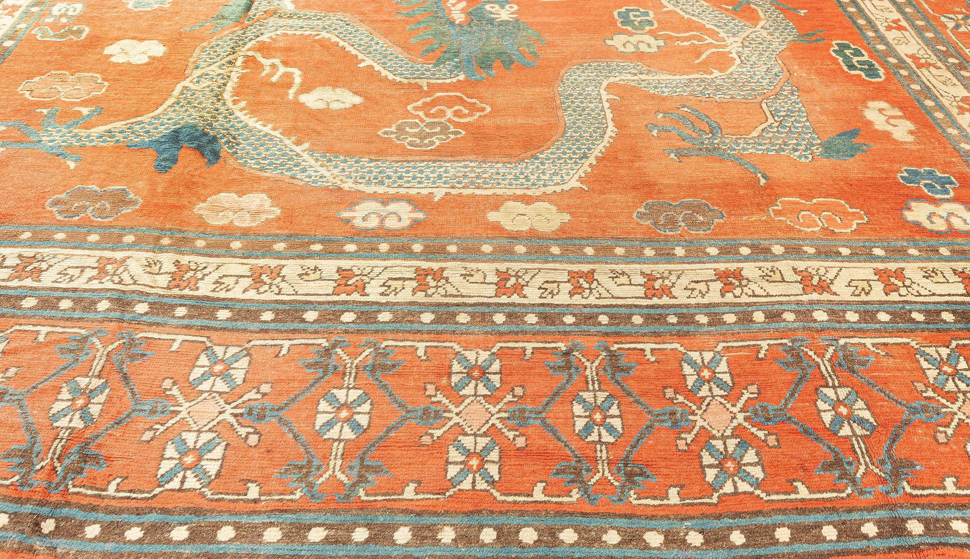 Tapis Samarkand vintage Doris Leslie Blau Bon état - En vente à New York, NY