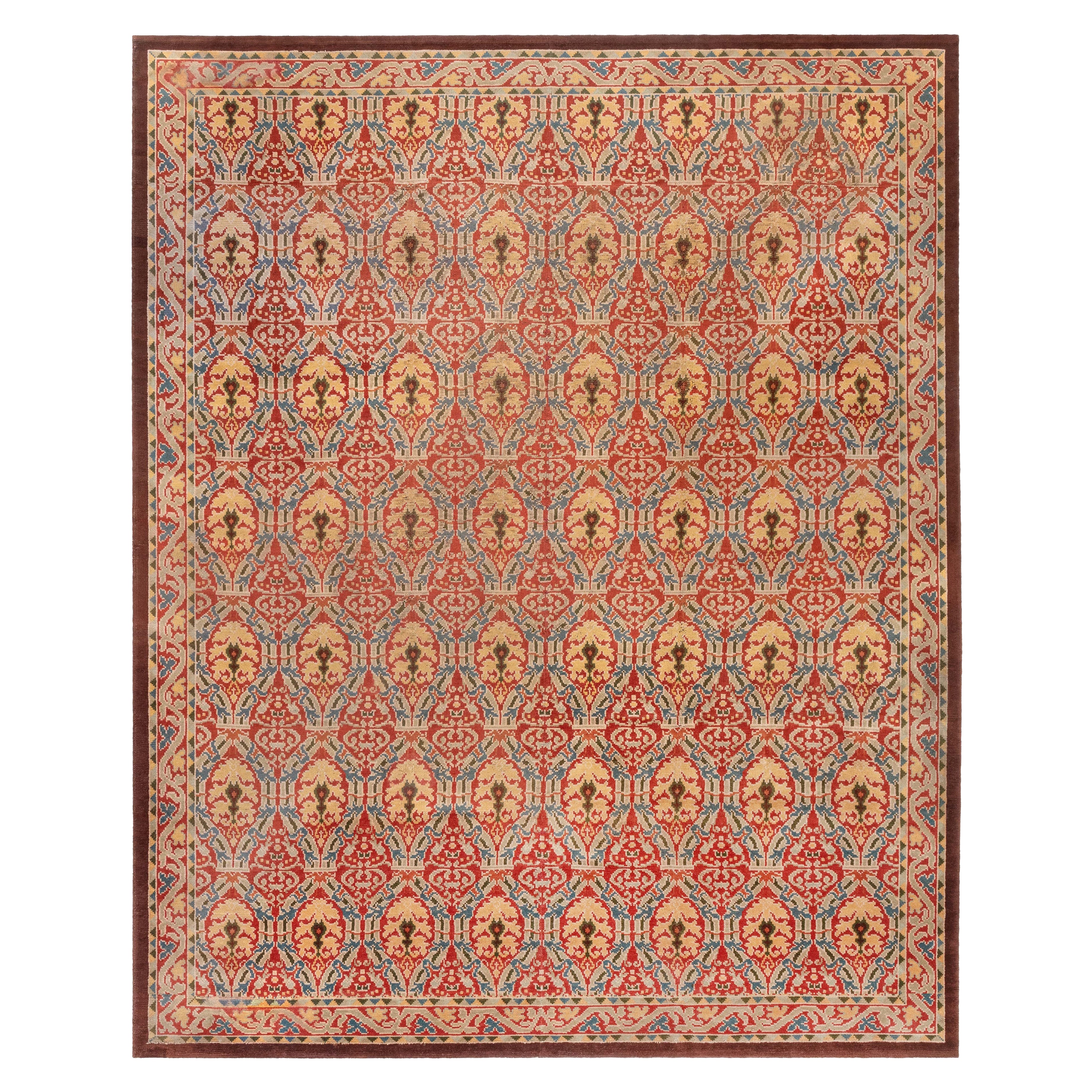 Doris Leslie Blau Vintage Spanish All-Over Carpet For Sale