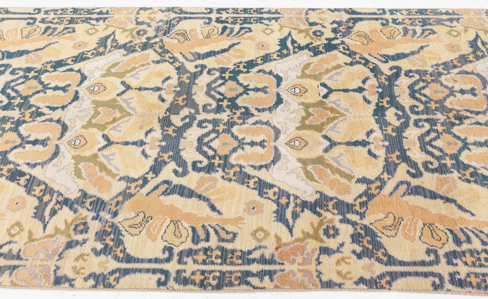 Spanish Cuenca Design Runner (fragment)
Size: 4'5