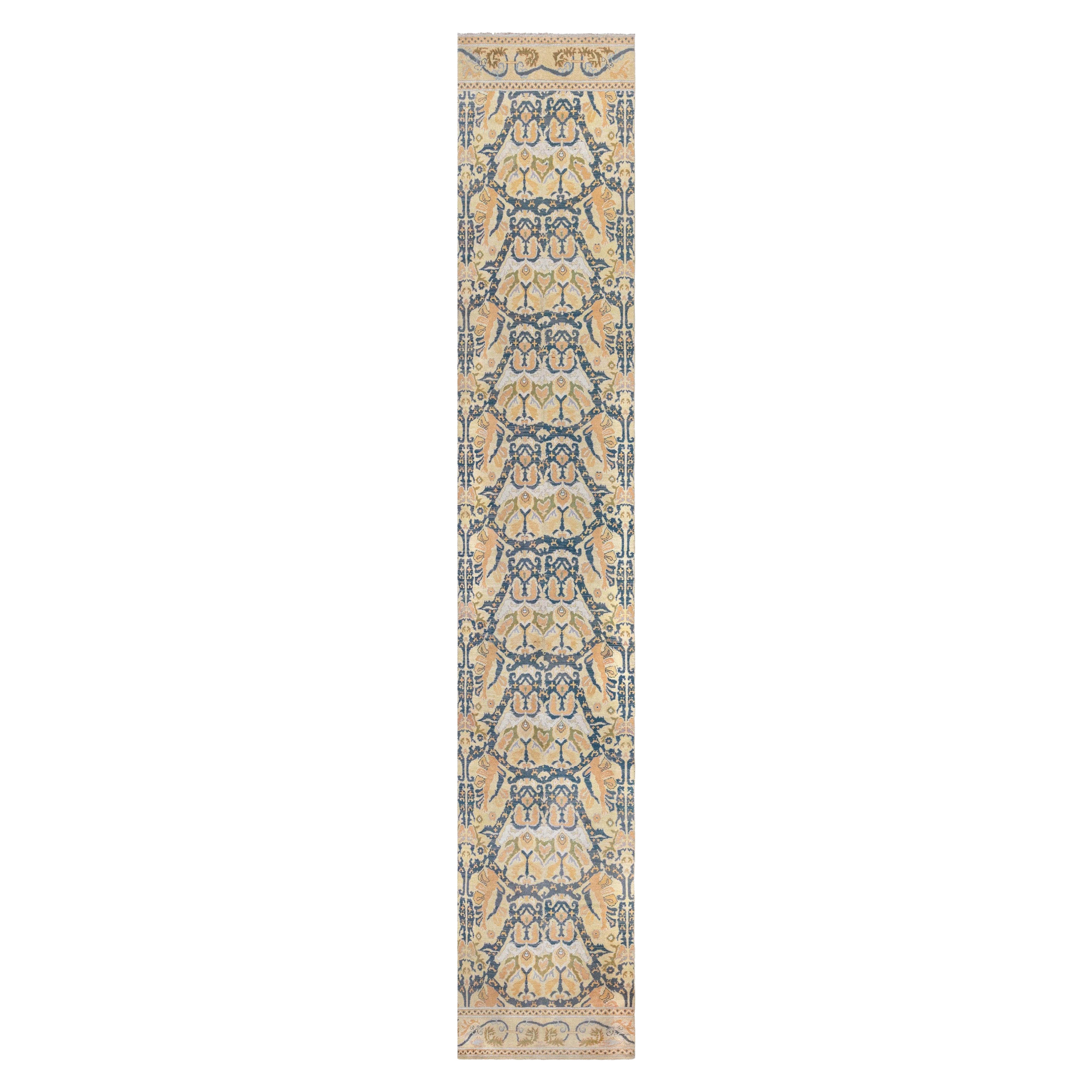 Doris Leslie Blau Vintage Spanish Cuenca Design Runner (fragment)