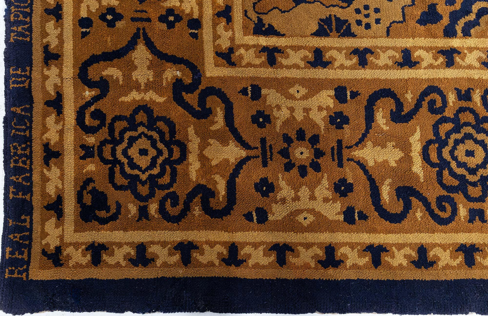 Lana Tappeto Doris Leslie Blau Vintage Spagnolo Cuenca in vendita