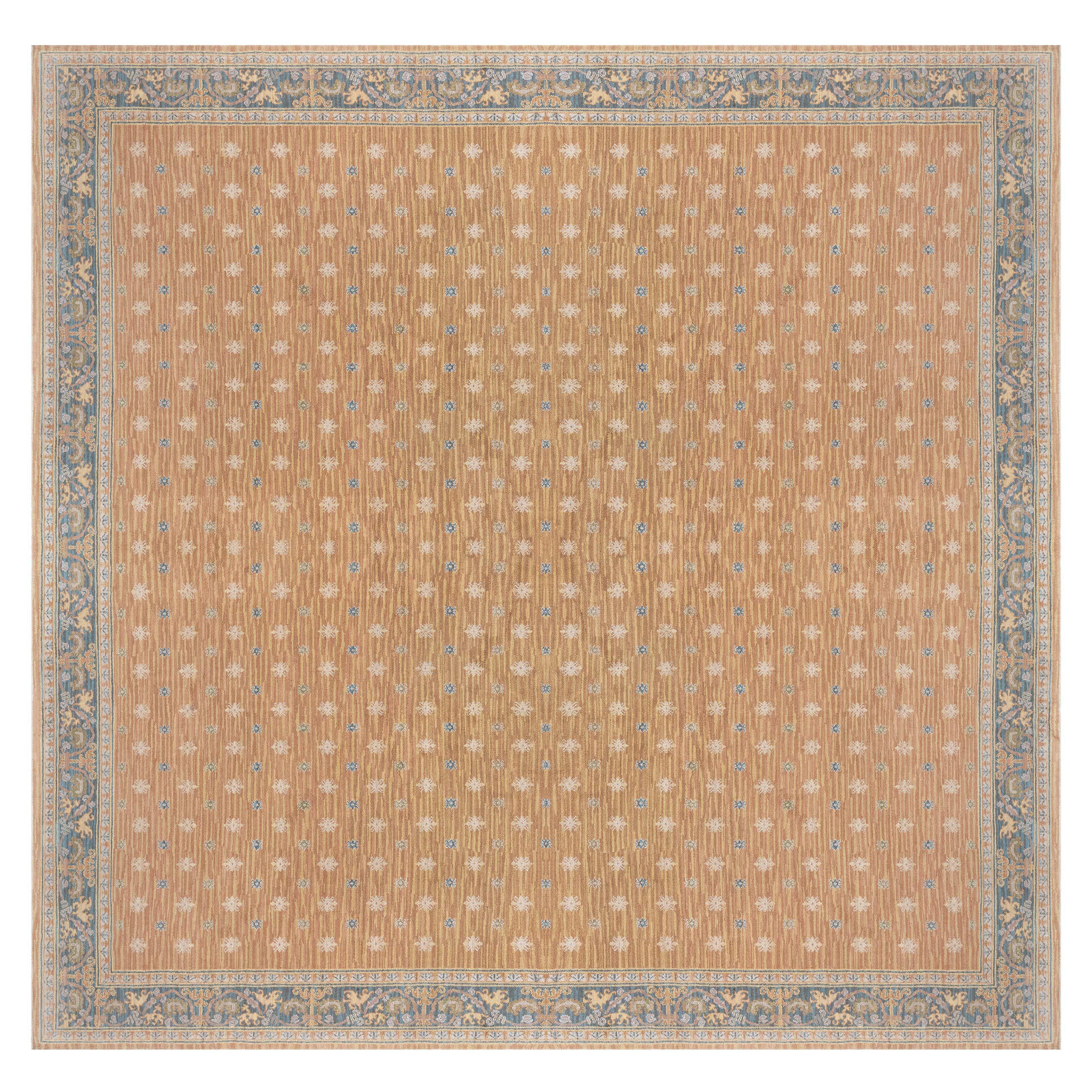 Doris Leslie Blau Vintage Spanish Cuenca Rug For Sale