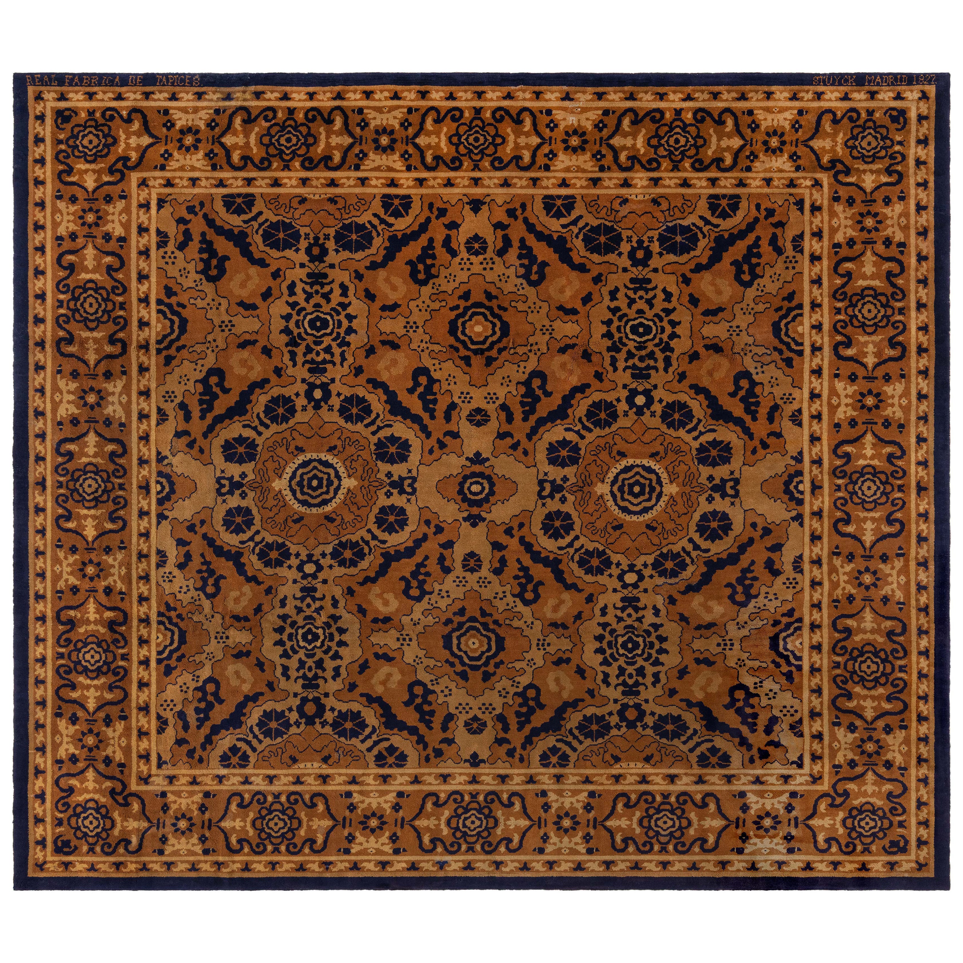 Doris Leslie Blau Vintage Spanish Cuenca Rug