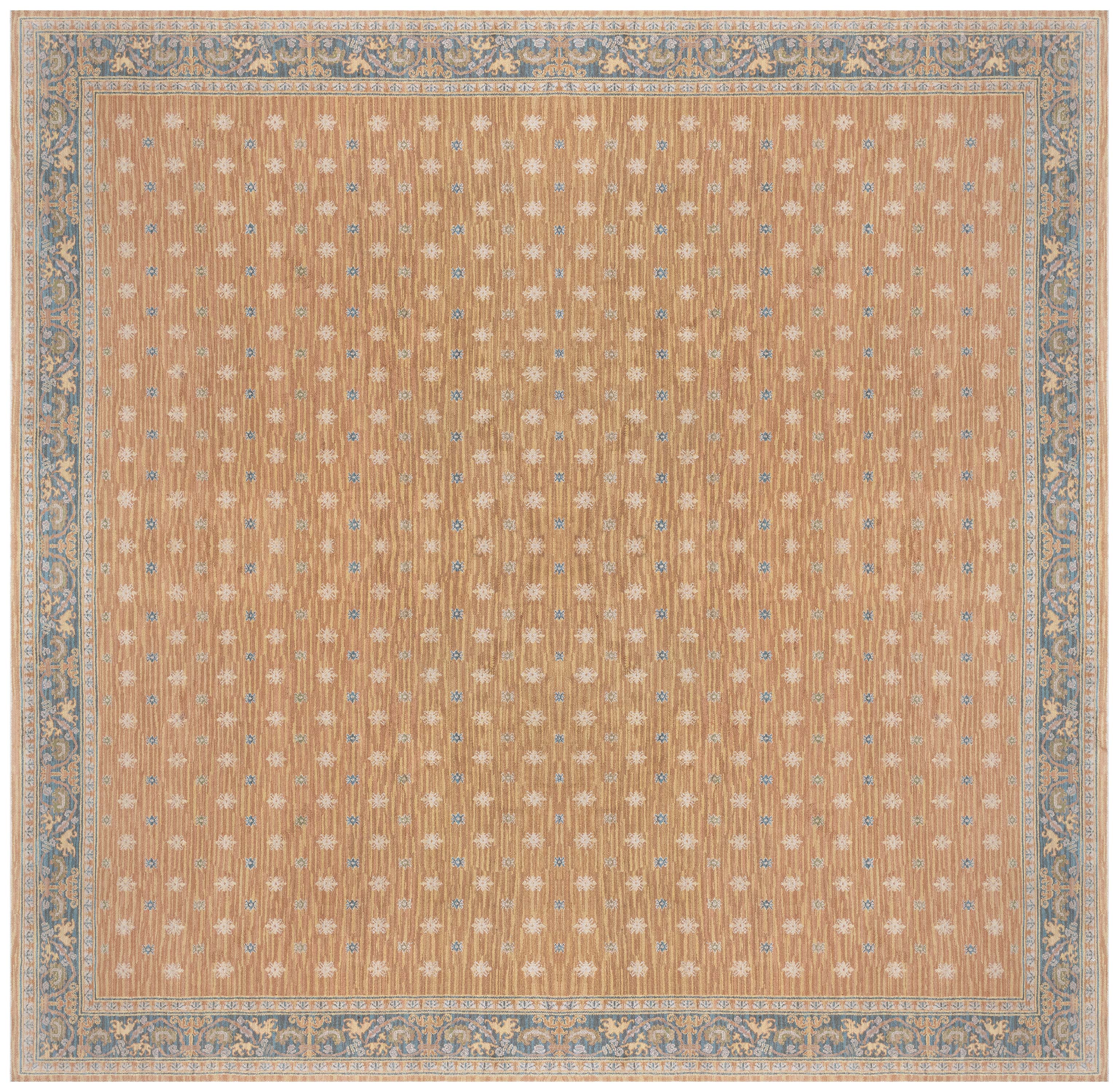 Doris Leslie Blau Vintage Spanish Cuenca Rug For Sale