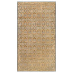Tapis Cuenca espagnol vintage Doris Leslie Blau tissé à la main Grandeur dans des tons terreux
