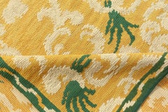 Alfombra de lana anudada a mano «Doris Leslie Blau Vintage Spanish Floral Warm Tan» - Cuenca