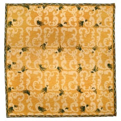Alfombra de lana anudada a mano «Doris Leslie Blau Vintage Spanish Floral Warm Tan» - Cuenca