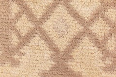 Doris Leslie Blau Vintage Spanish Geometric Light Beige With Classic Taupe Rug