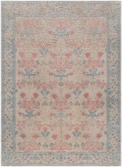 Doris Leslie Blauer spanischer Vintage-Teppich