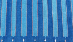 Doris Leslie Blau Vintage Striped Indian Dhurrie Rug