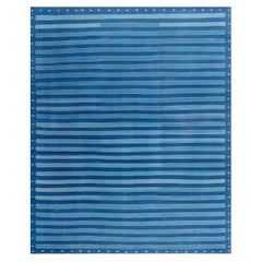 Doris Leslie Blau Vintage Striped Indian Dhurrie Rug