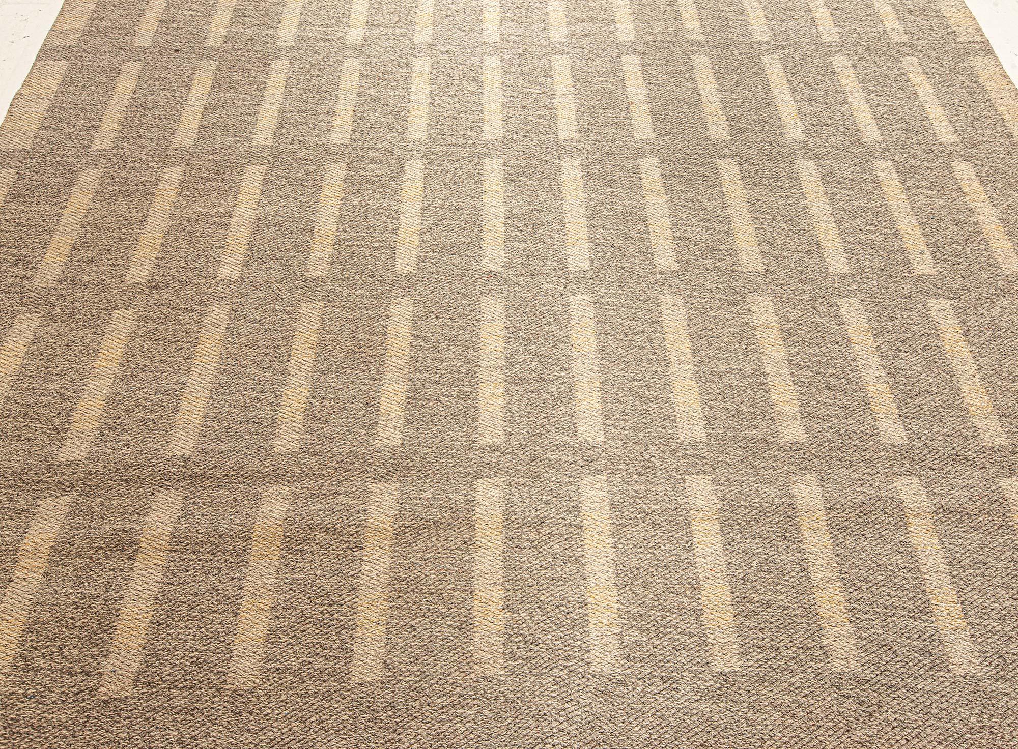 Doris Leslie Blau Vintage Swedish Double-Sided Flat Weave Rug In Good Condition For Sale In New York, NY