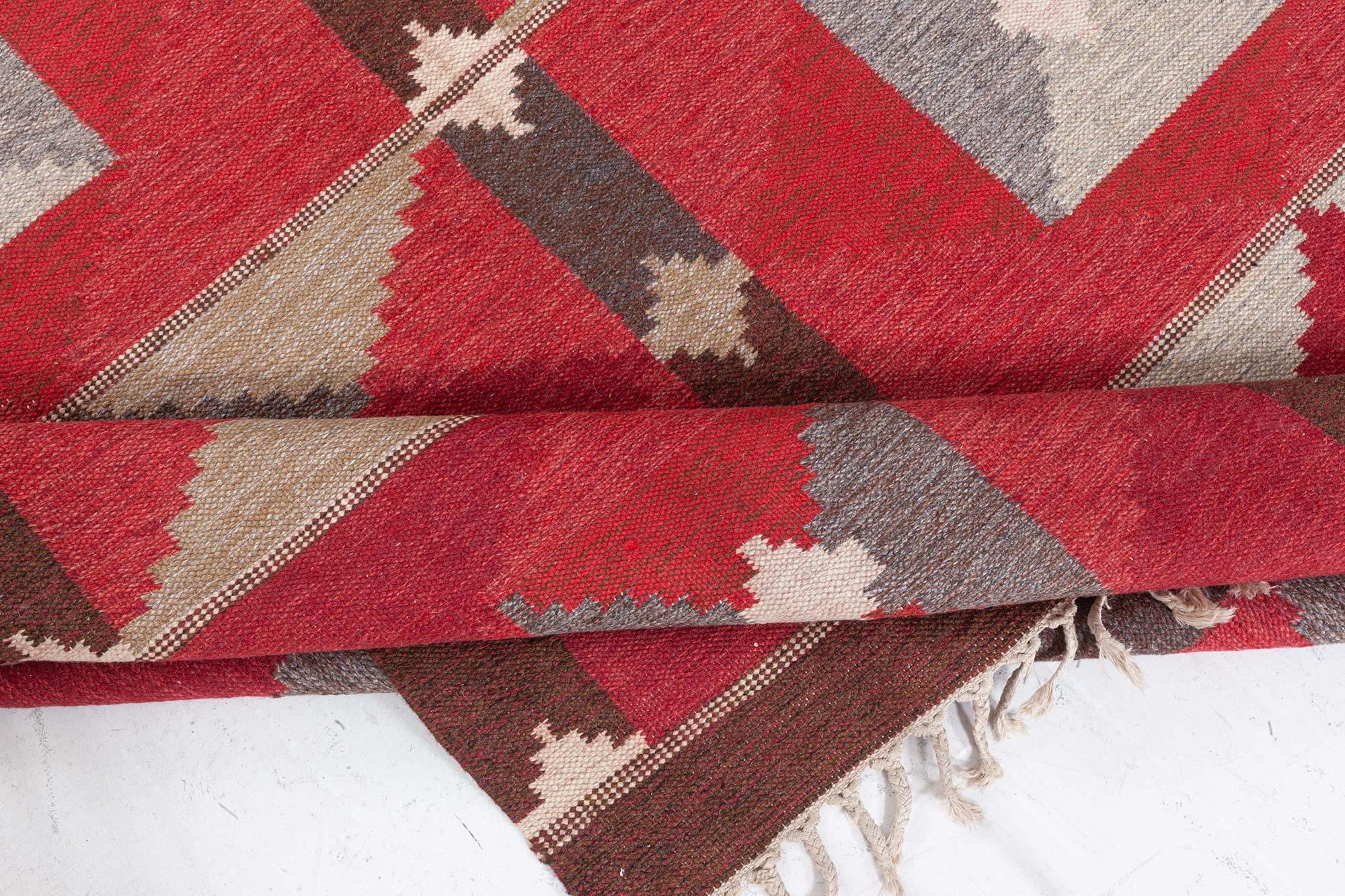 Doris Leslie Blau Vintage Swedish Flat-Weave by Rakel Carlander In condizioni buone in vendita a New York, NY