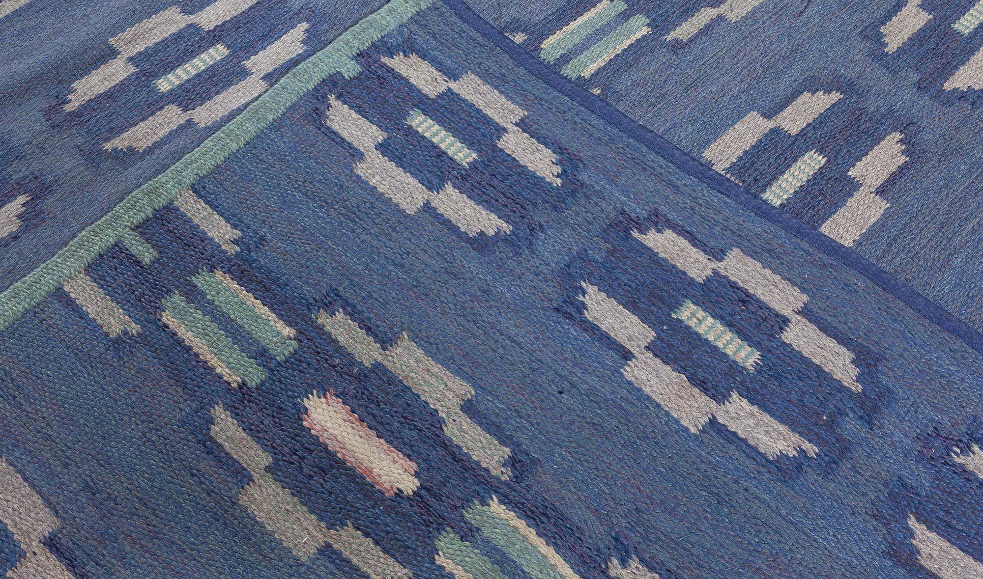 Alfombra sueca de tejido plano Doris Leslie Blau Vintage de A Bindd en venta 2