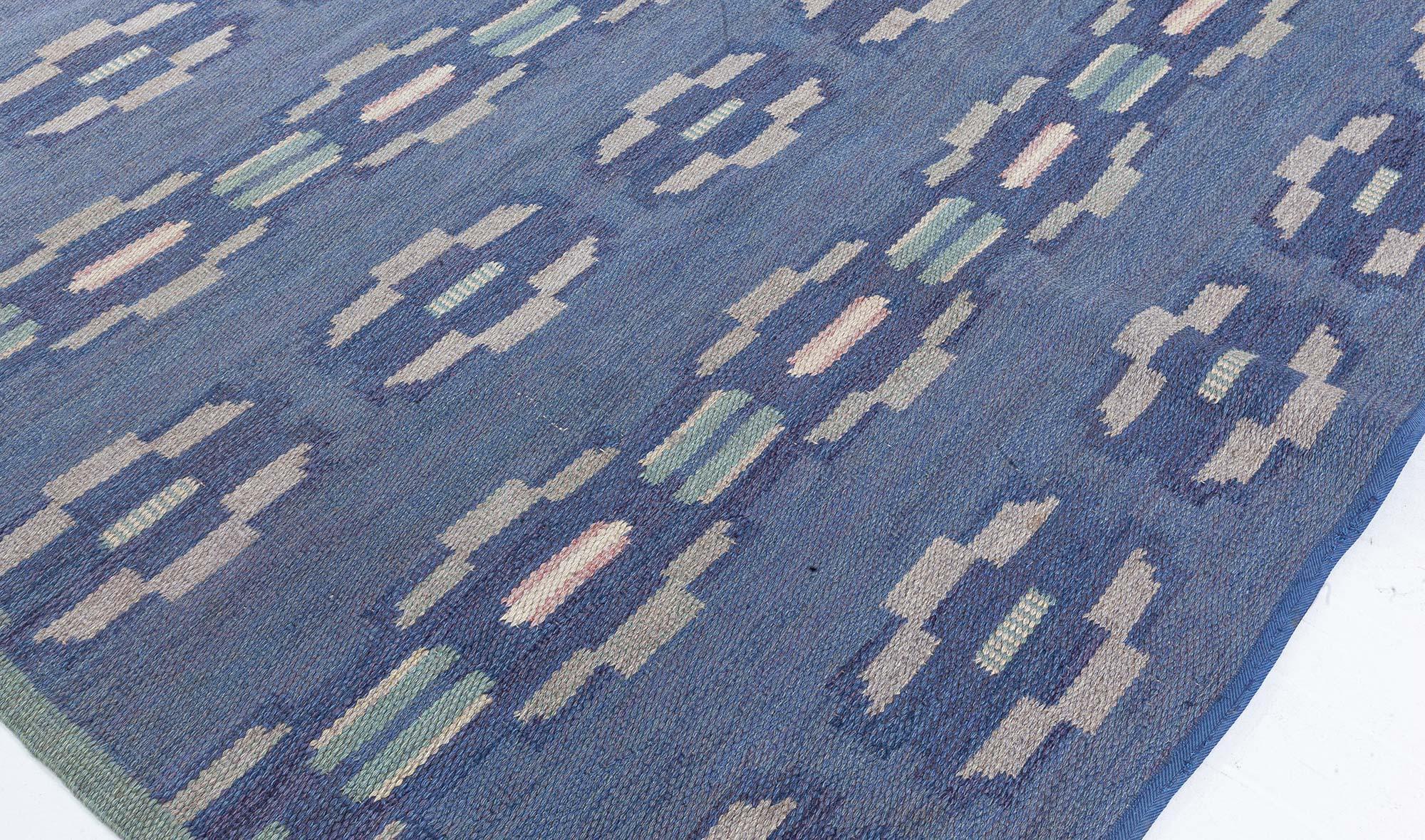Alfombra sueca de tejido plano Doris Leslie Blau Vintage de A Bindd en Bueno estado para la venta en New York, NY