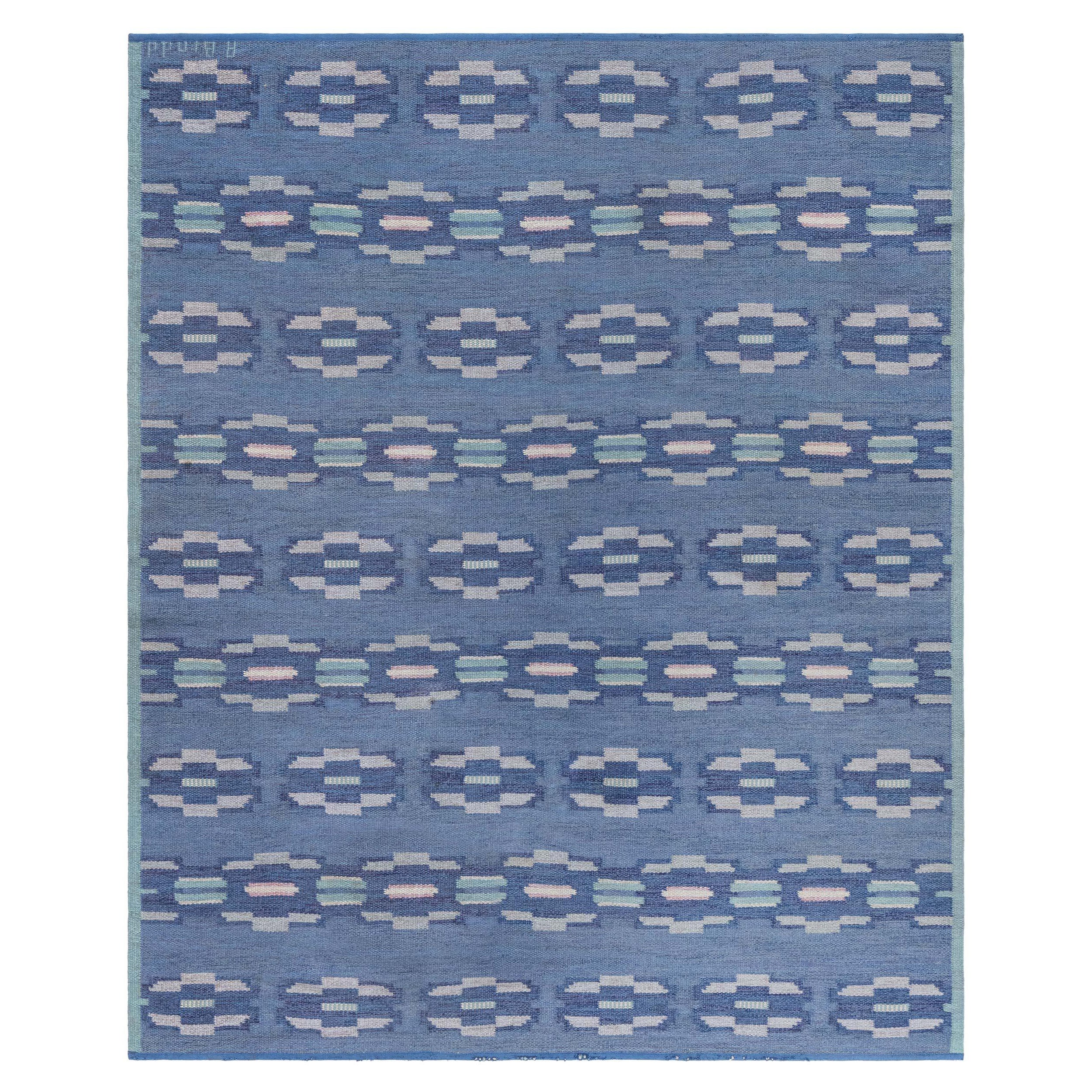 Alfombra sueca de tejido plano Doris Leslie Blau Vintage de A Bindd