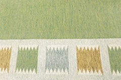 Doris Leslie Blau Vintage Swedish Flat Weave Rug by Bitte Ahlgren